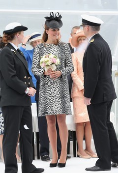 Герцогиня Кейт в последний раз перед родами появилась на публике