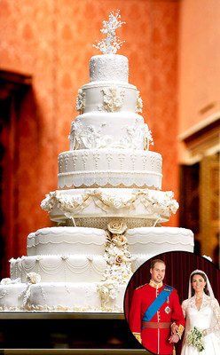 Кусок свадебного торта Уильяма и Кейт ушел с молотка