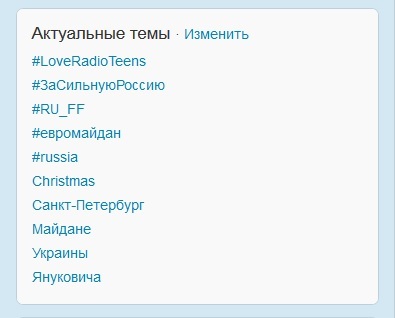 #LoveRadioTeens - в трендах Twitter!