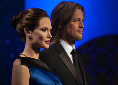 Новые восковые фигуры Анджелины Джоли и Брэда Питта