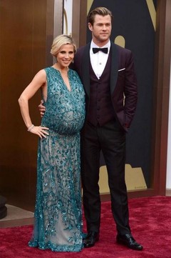 Беременную жену Криса Хемсворта высмеяли на Оскаре