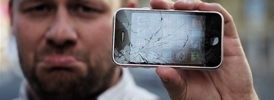 broken iPhone