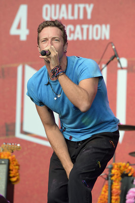 Coldplay на музыкальном фестивале