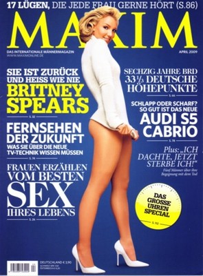 Бритни Спирс в немецком Maxim 