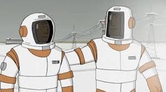 Кадр из мультфильма «Мы не можем жить без космоса» Кадр из мультфильма «Мы не можем жить без космоса»