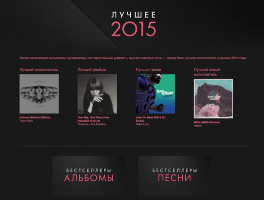 Итоги iTunes 2015