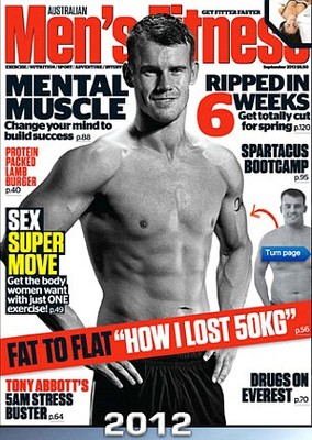 Дэниэл Уиллер на обложке Men's Fitness Magazine