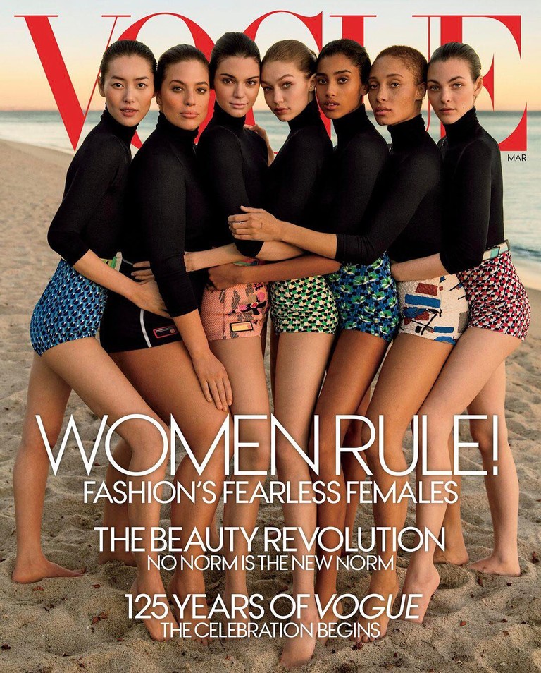 Мартовская обложка журнала Vogue