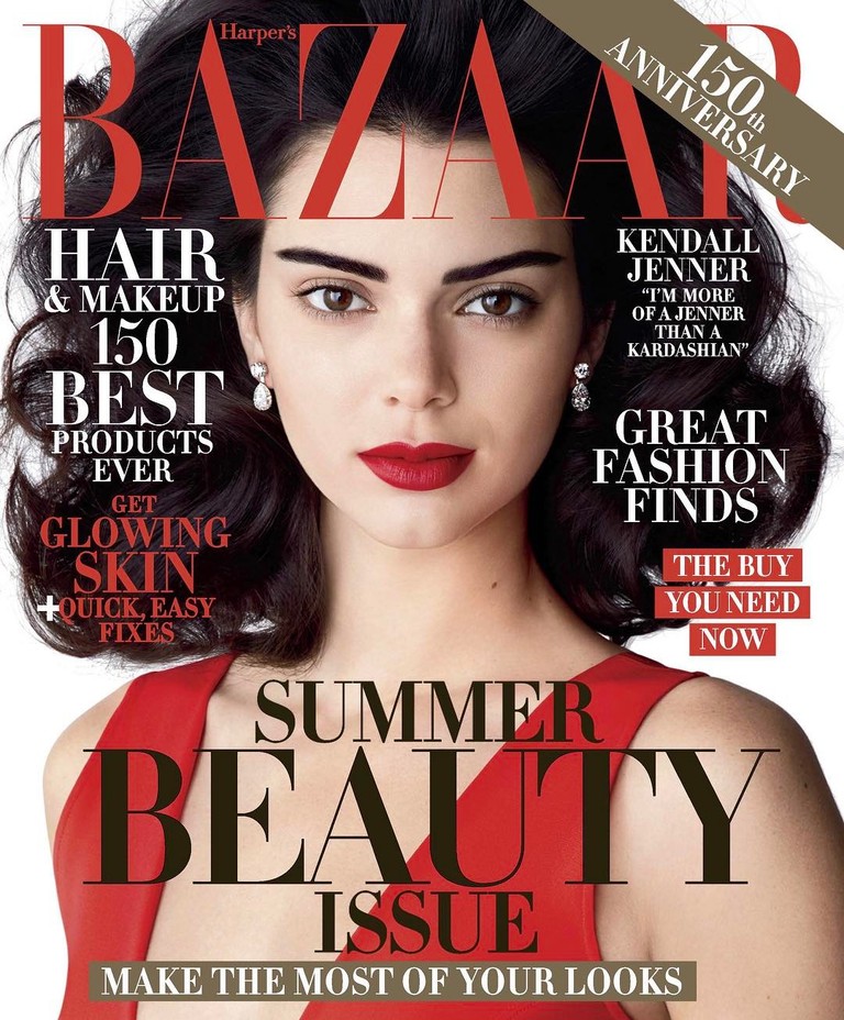Кендалл Дженнер на обложке Harper's Bazaar