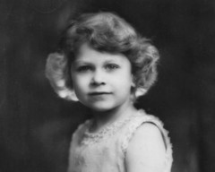 Будущая королева Елизавета II в возрасте 5 лет