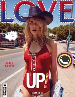 Николь Кидман на обложке журнала Love
