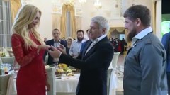 Николай Басков сделал предложение Виктории Лопыревой на глазах у Рамзана Кадырова