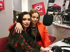 Ольга Серябкина и Катя Кищук в студии Love Radio
