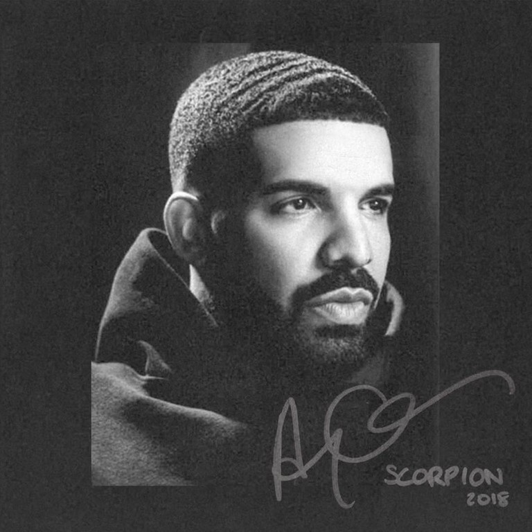 Обложка альбома Дрейка Scorpion