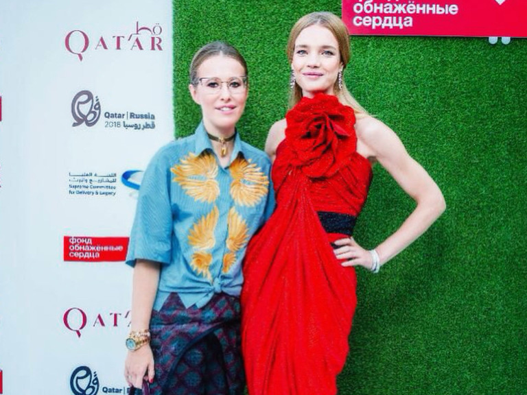 Ксения Собчак и Наталья Водянова