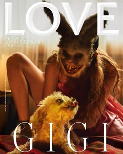 Джиджи Хадид на обложке журнала LOVE