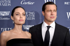 Анджелина Джоли и Брэд Питт, 2015 год