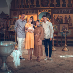 Дмитрий Тарасов и Анастасия Костенко крестили дочь