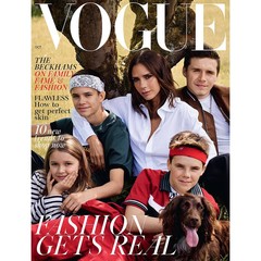 Виктория Бекхэм с детьми на обложке Vogue