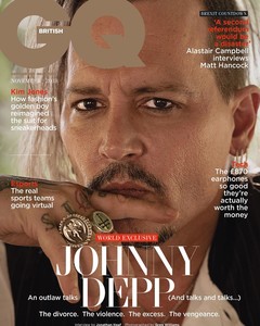 Джонни Депп на обложке GQ
