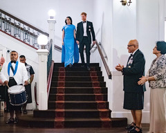 Меган Маркл и принц Гарри в столице Фиджи