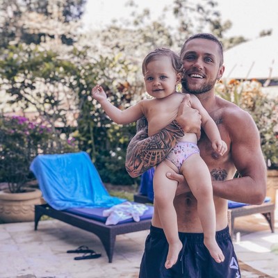 Влад Соколовский  с дочкой