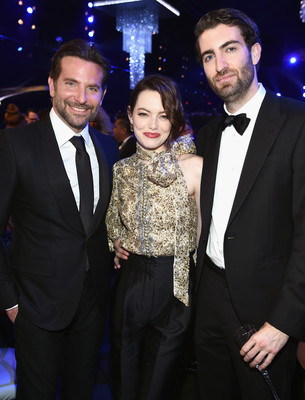 Брэдли Купер и Эмма Стоун с бойфрендом на SAG Awards Брэдли Купер и Эмма Стоун с бойфрендом на SAG Awards