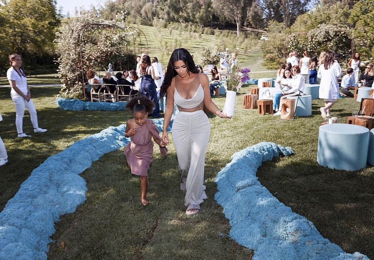 Ким Кардашьян с дочкой Норт