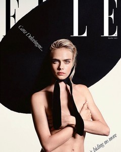 Кара Делевинь для Elle UK