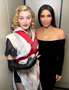 Мадонна и Ким Кардашьян