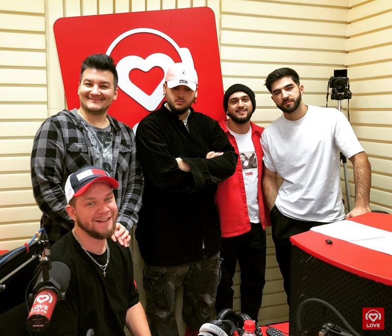 Красавцы Love Radio, JONY, Andro и El’man