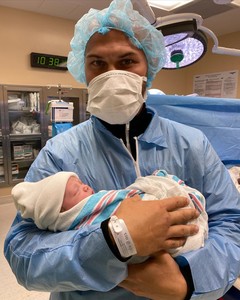 Джиган с новорожденным сыном