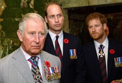 Принц Чарльз с сыновьями Уильямом и Гарри