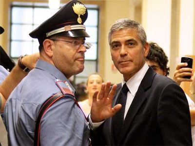 Джордж Клуни в Итальянском суде
