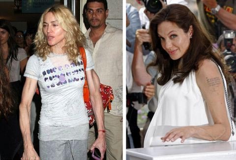 Мадонна VS Джоли