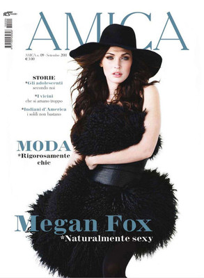 Меган Фокс в журнале Amica. Сентябрь 2011