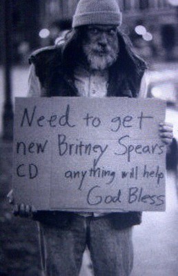 Бритни Спирс ищет бездомного мужчину