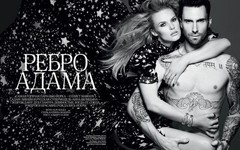 Солист “Maroon5” и его девушка обнажились для журнала “Vogue” Солист “Maroon5” и его девушка обнажились для журнала “Vogue”