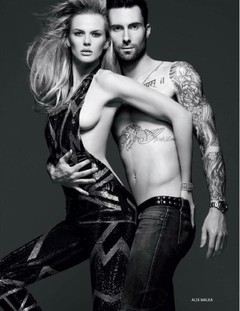 Солист “Maroon5” и его девушка обнажились для журнала “Vogue” Солист “Maroon5” и его девушка обнажились для журнала “Vogue”