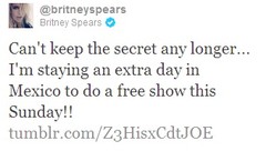 Бритни Спирс даст бесплатный концерт