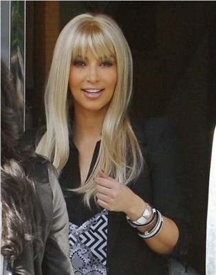 Ким Кардашиян стала блондинкой 
