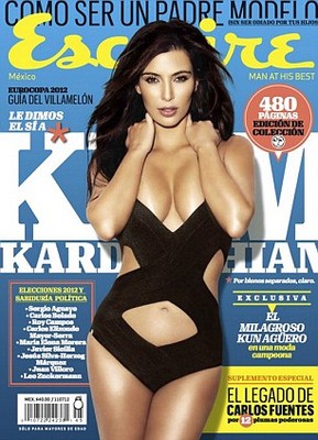 Ким Кардашиян снялась для журнала «Esquire» 