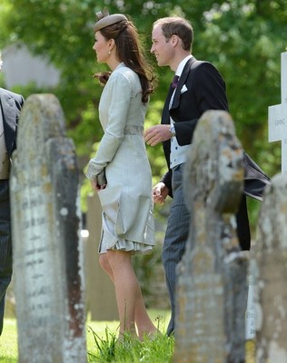 Принц Уильям и герцогиня Кембриджская посетили свадьбу двоюродной сестры принца