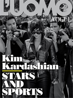 Ким Кардашьян стала героиней журнала L'Uomo Vogue