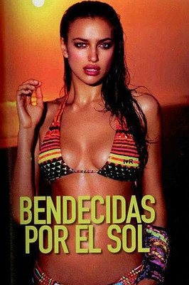 Ирина Шейк в рекламной кампании Aqua Bendita