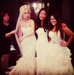 Леди Гага в свадебном платье