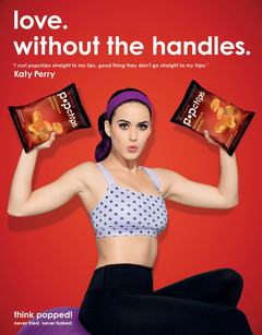 Кэти Перри стала лицом рекламной кампании Popchips
