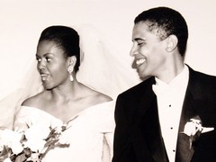 Барак и Мишель Обама отметили фарфоровую свадьбу