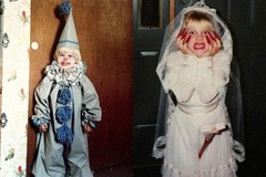 Пинк поделилась своими детскими снимками на Хэллоуин