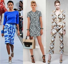 Модная весна 2013, клетчатый принт – Oscar de la Renta, Diane von Furstenberg, Alexander McQueen Модная весна 2013, клетчатый принт – Oscar de la Renta, Diane von Furstenberg, Alexander McQueen